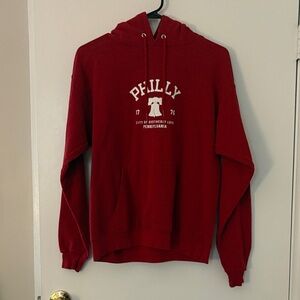 Philly Red Hoodie Sweater